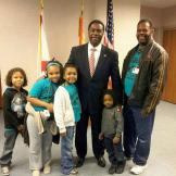 Mayor Alvin Brown with William Jackson and The Crew he mentors
